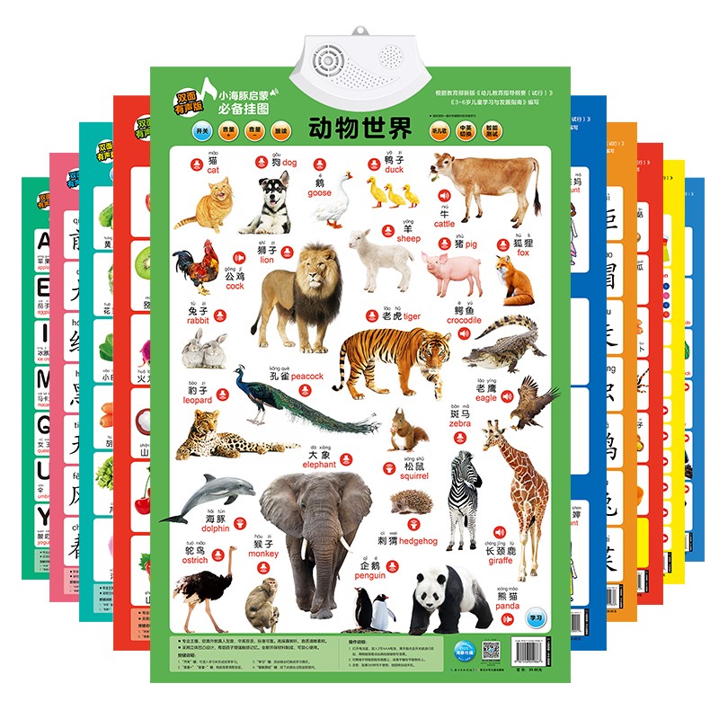 幼luck18xinli启蒙必备挂图·双面有声版（全10册）